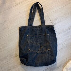 Denim tote